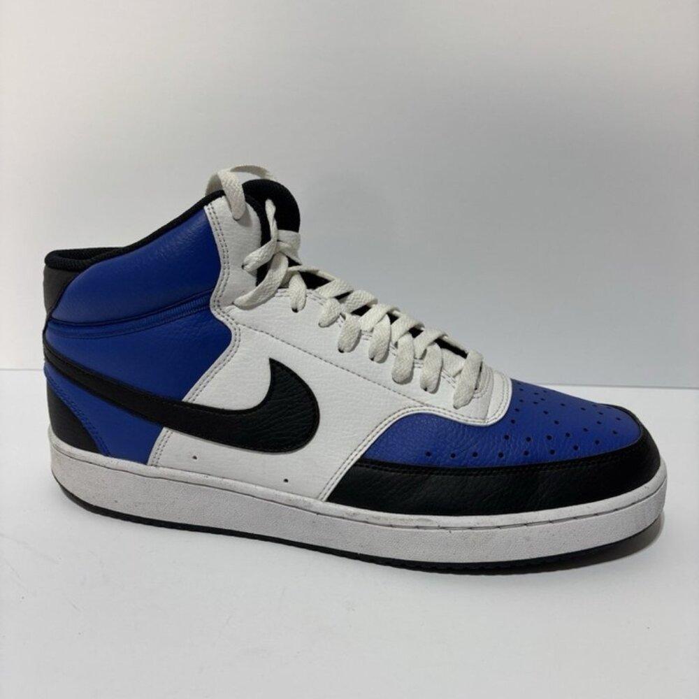 Nike Men’s Court Vision Mid Next Nature Sneakers Royal, Size 12 M
